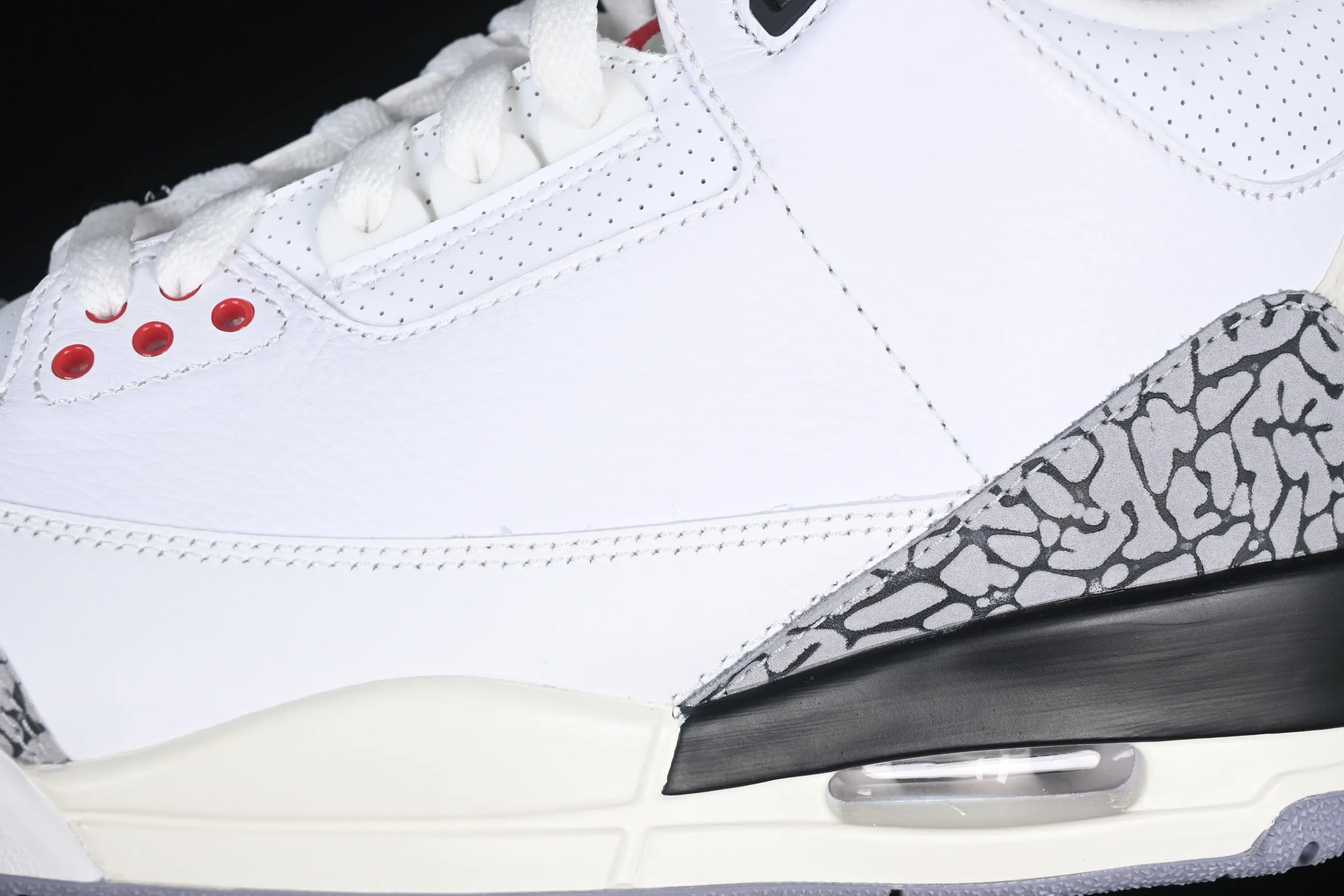 All categories Air Jordan Jordan series basketball shoes Air Jordan 3 GX foreign trade version Air Jordan 3 "White Cement Reimagined" AJ3 Joe 3 new white cement replica basketball shoes DN3707-100